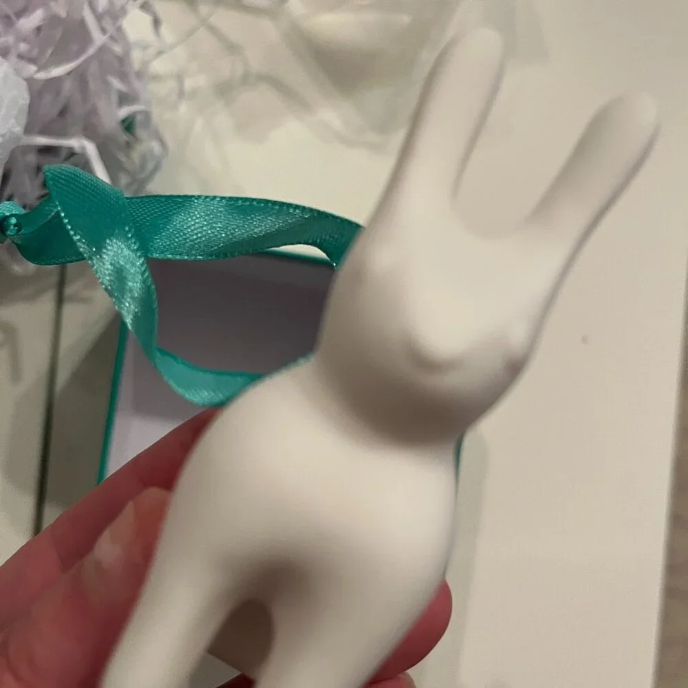 Jonathan Rabbit Bunny ornament -‎ decor (new in box)